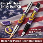 Purple Heart Inlay Kit